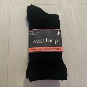 West | Loop - Women’s micro chevron crew socks